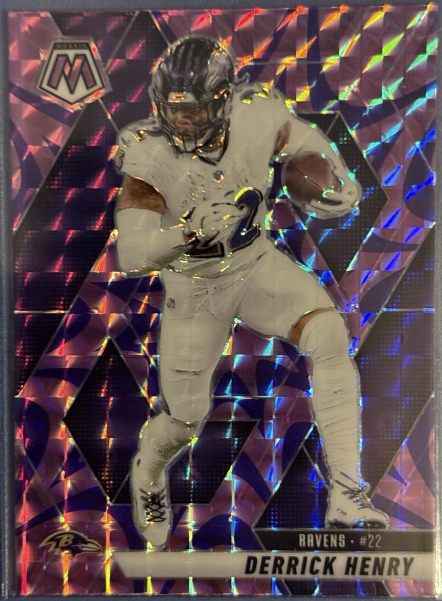 2025 Panini Mosaic Derrick Henry [Reactive Purple] #67 card