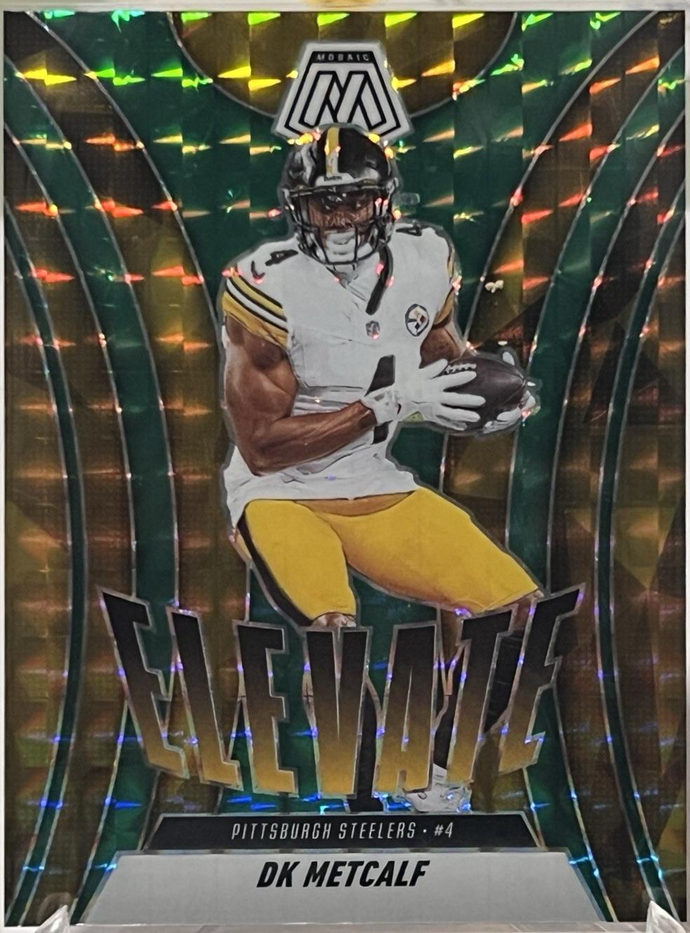 2025 Panini Mosaic Elevate DK Metcalf [Mosaic Green] #20 card