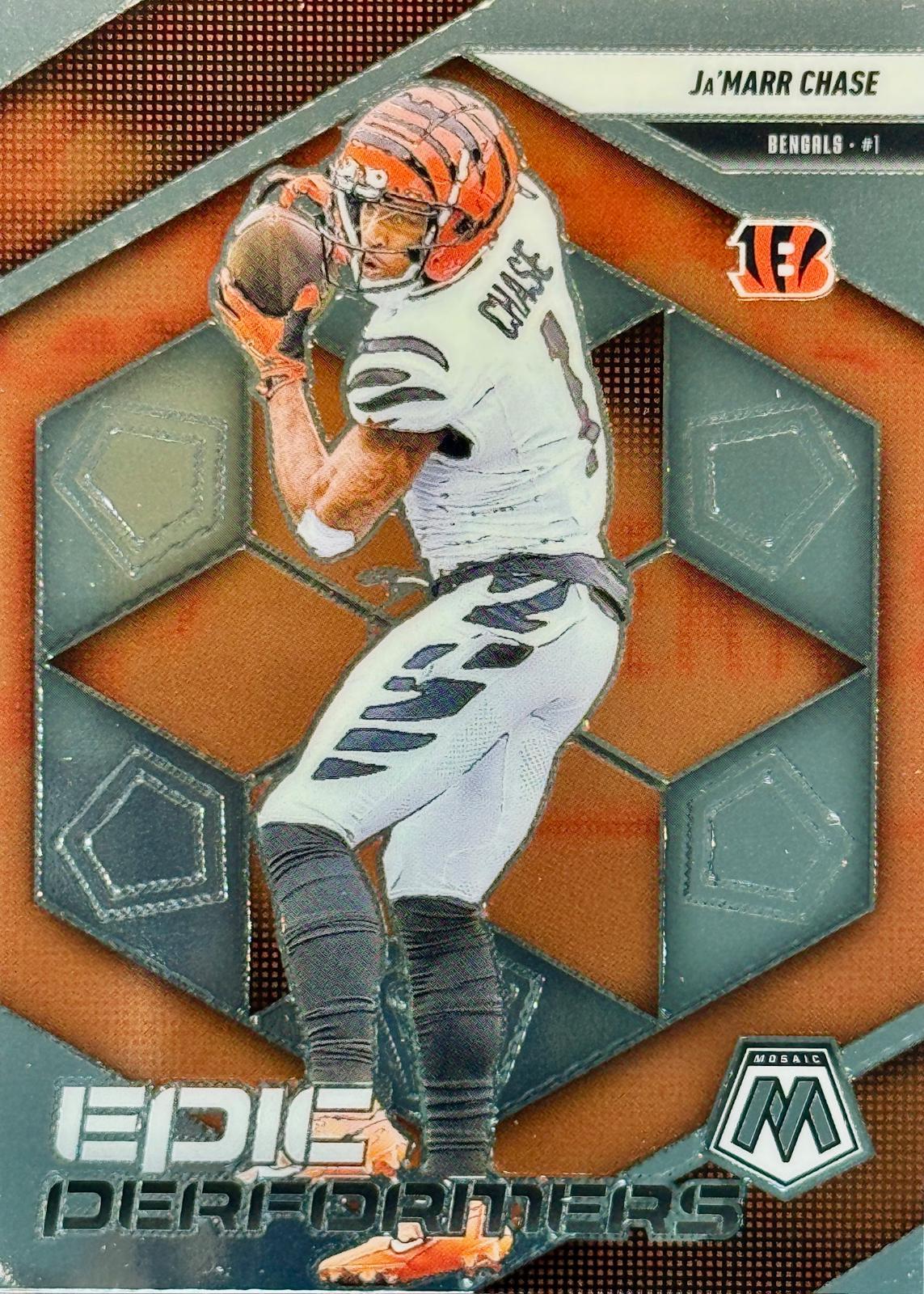 2025 Panini Mosaic Epic Performers Ja'Marr Chase #1 card