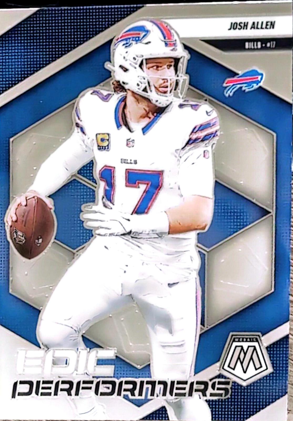 2025 Panini Mosaic Epic Performers Josh Allen #9 card