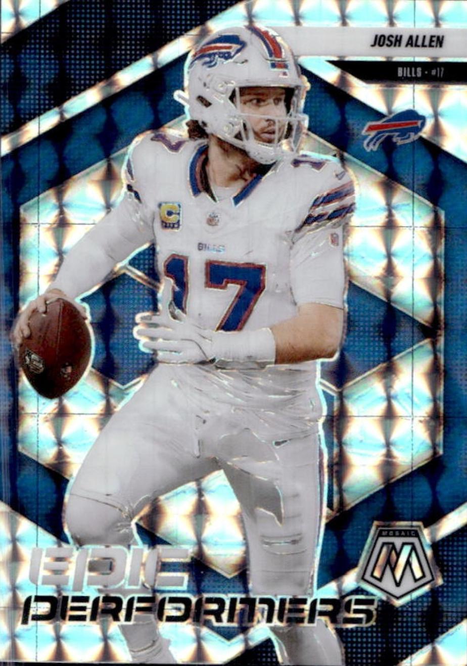 2025 Panini Mosaic Epic Performers Josh Allen [Mosaic] #9 card