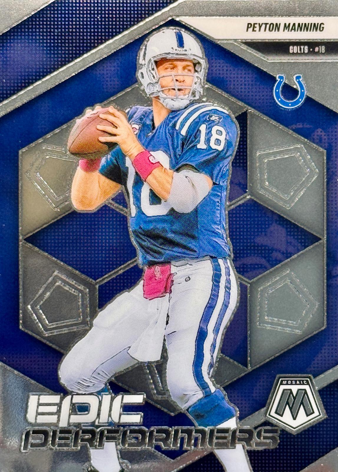 2025 Panini Mosaic Epic Performers Peyton Manning #15 card
