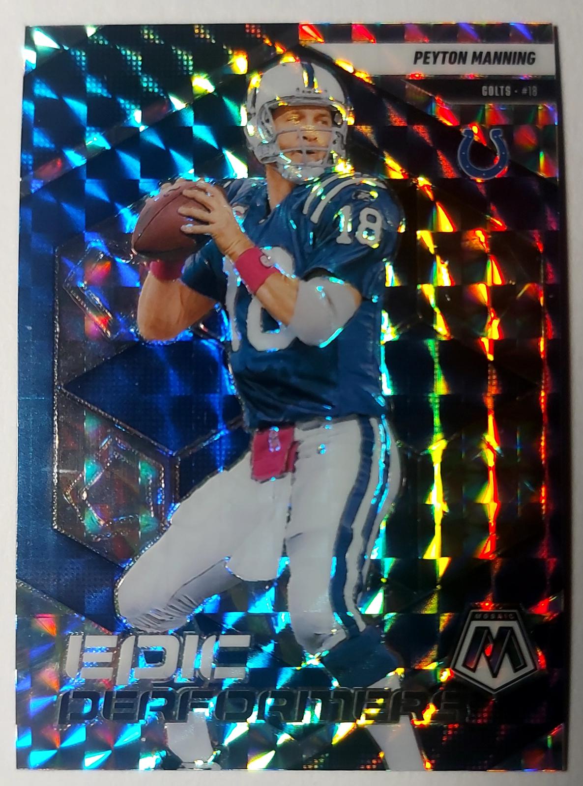 2025 Panini Mosaic Epic Performers Peyton Manning [Mosaic] #15 card