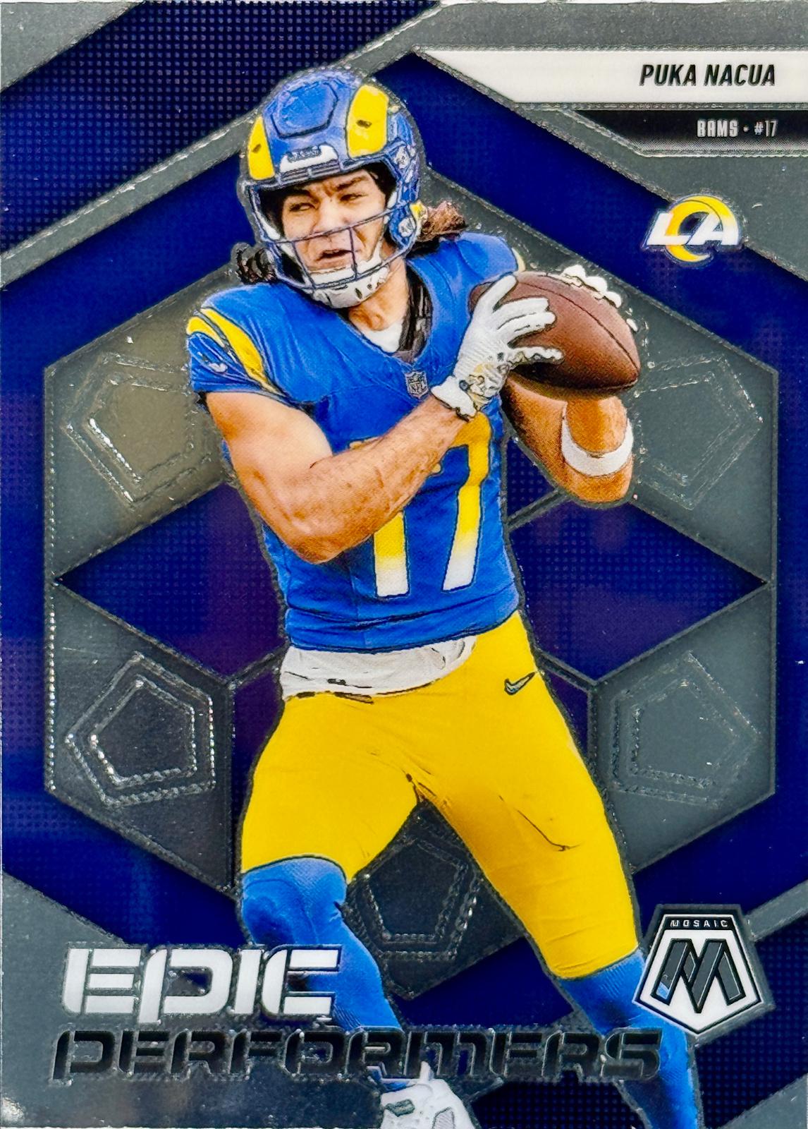 2025 Panini Mosaic Epic Performers Puka Nacua #7 card