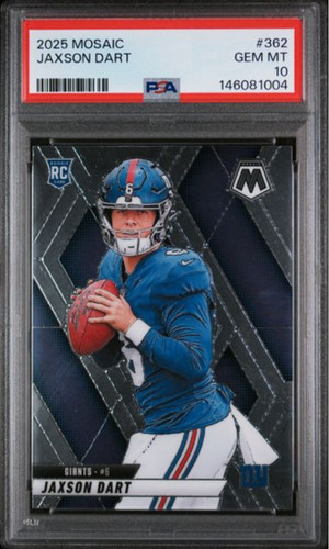 2025 Panini Mosaic Jaxson Dart #362 card