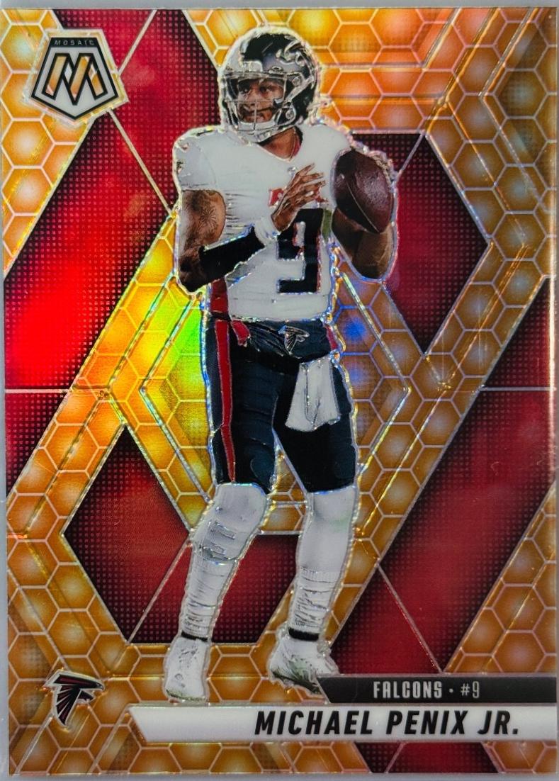 2025 Panini Mosaic Michael Penix Jr. [Honeycomb] #51 card