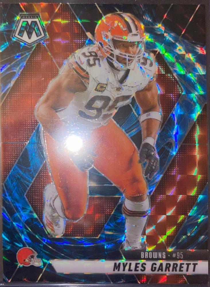 2025 Panini Mosaic Myles Garrett [Genesis] #181 card