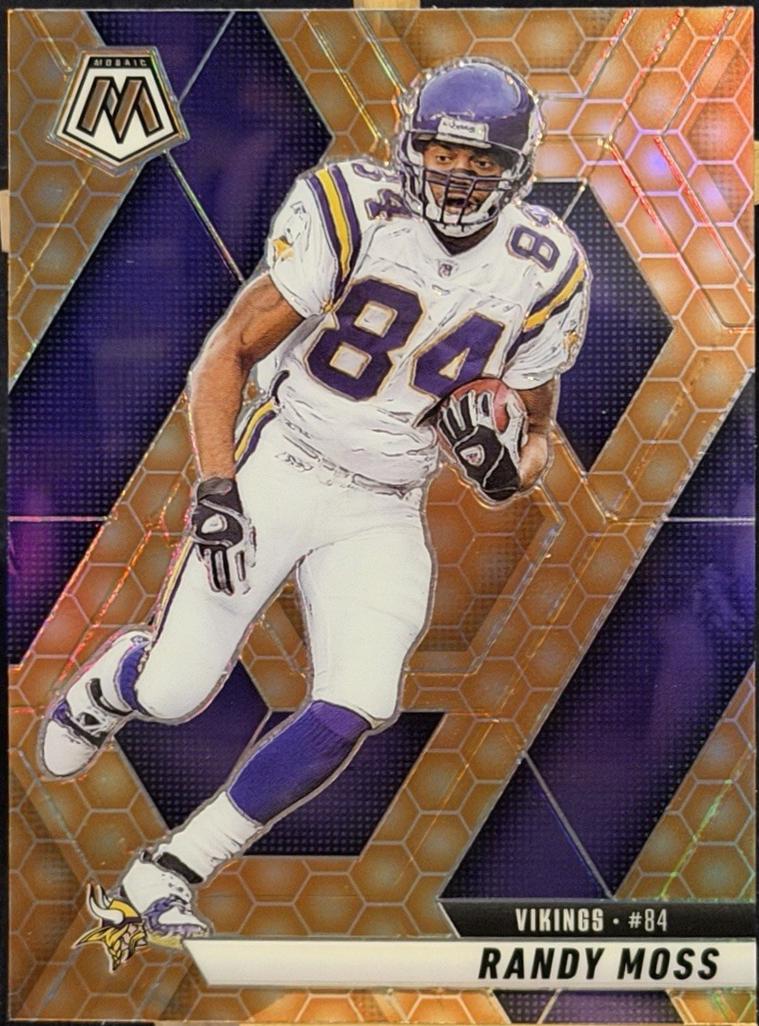 2025 Panini Mosaic Randy Moss [Honeycomb] #134 card