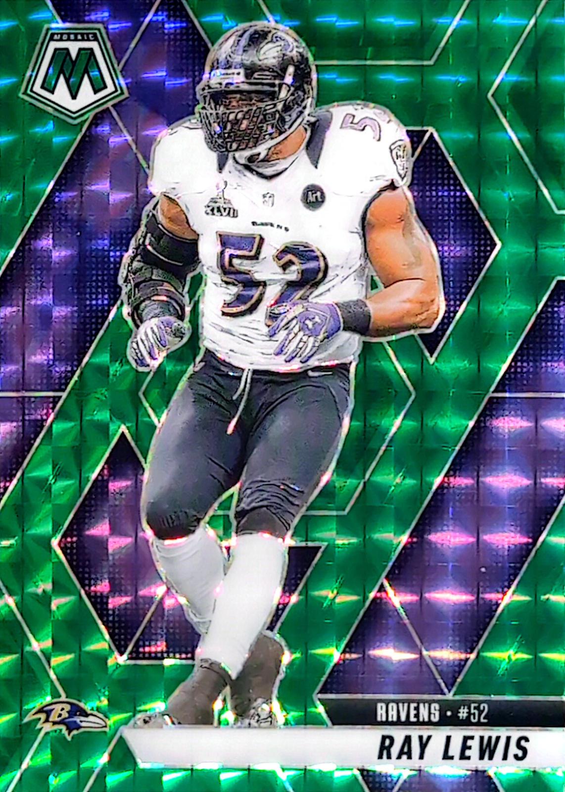 2025 Panini Mosaic Ray Lewis [Green] #202 card