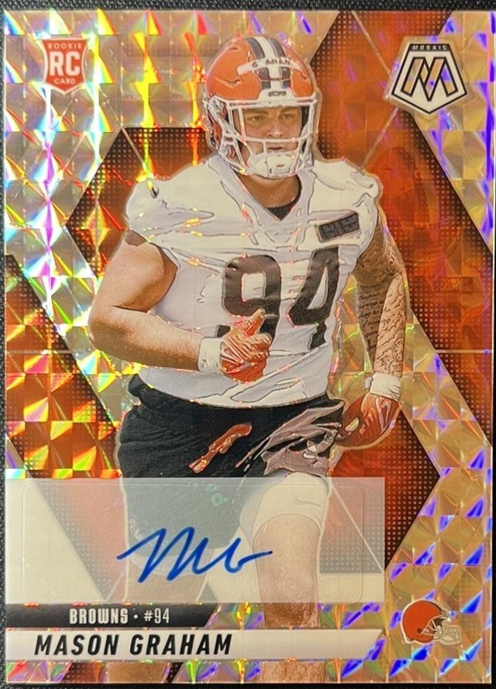 2025 Panini Mosaic Rookie Autographs Mason Graham #311 card