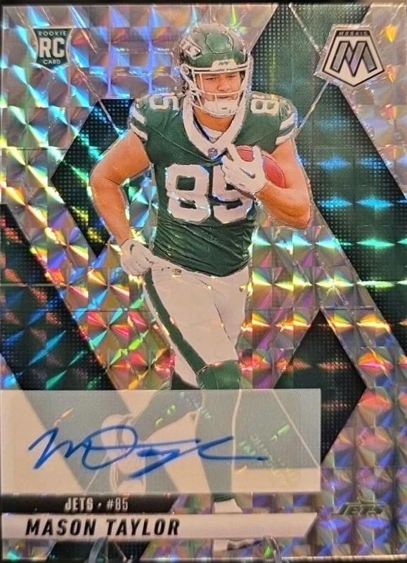 2025 Panini Mosaic Rookie Autographs Mason Taylor #324 card