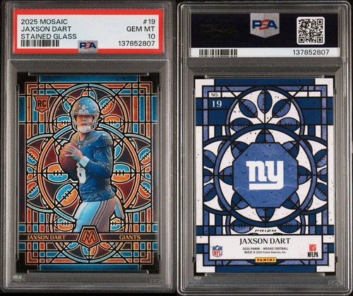 2025 Panini Mosaic Stained Glass Jaxson Dart #19 card