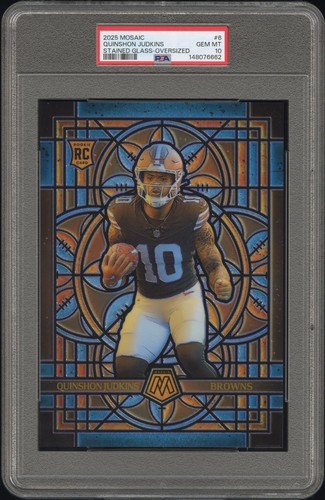 2025 Panini Mosaic Stained Glass Quinshon Judkins [Oversized] #6 card