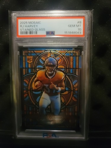 2025 Panini Mosaic Stained Glass RJ Harvey #8 card