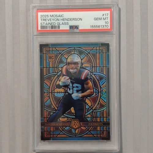 2025 Panini Mosaic Stained Glass TreVeyon Henderson #17 card