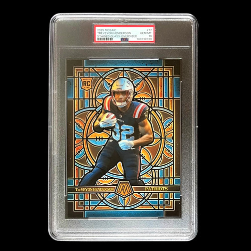 2025 Panini Mosaic Stained Glass TreVeyon Henderson [Oversized] #17 card