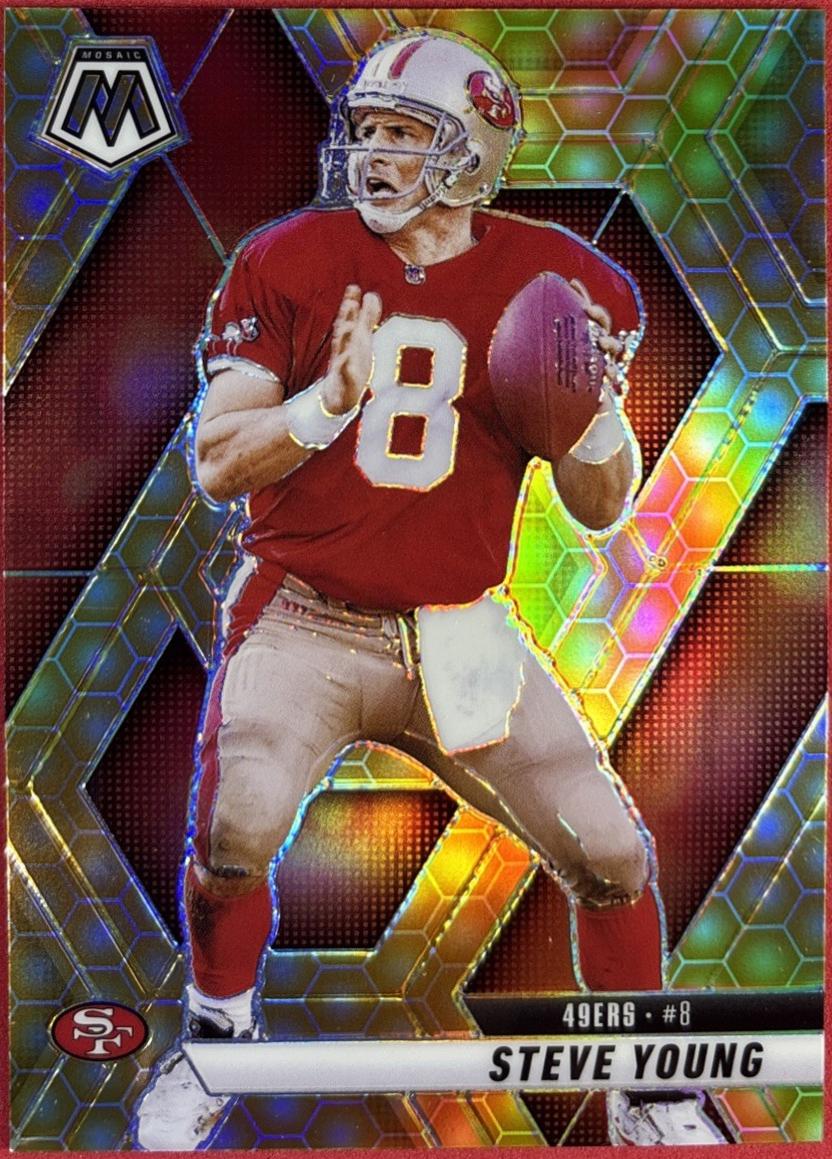 2025 Panini Mosaic Steve Young [Honeycomb] #10 card