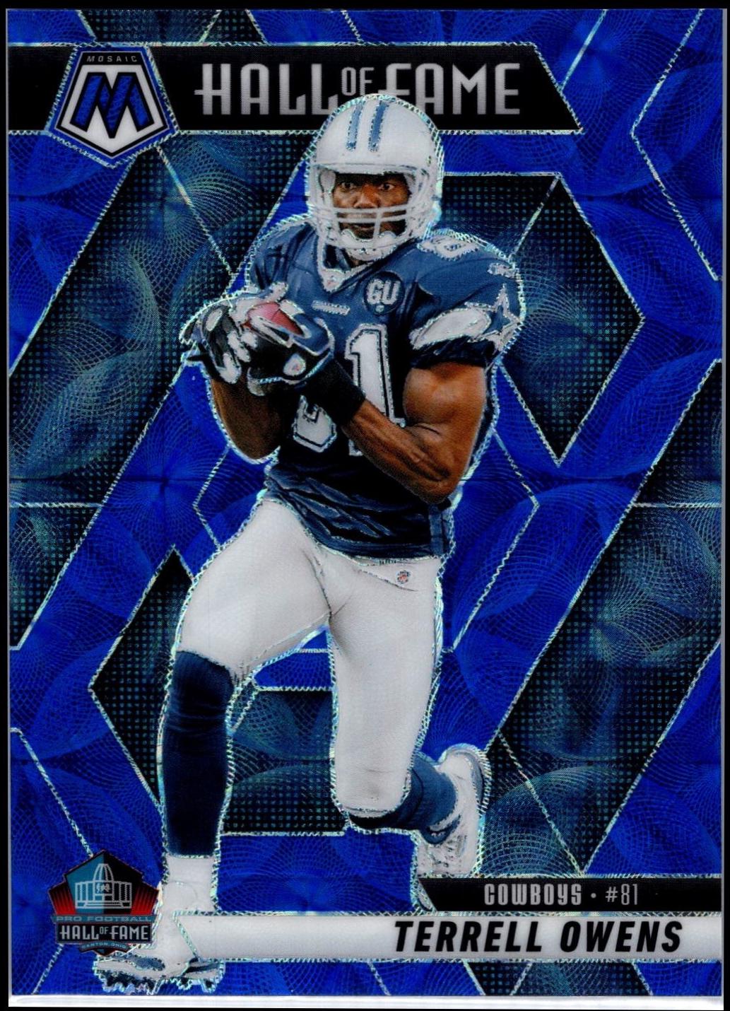 2025 Panini Mosaic Terrell Owens [Blue Scope] #297 card