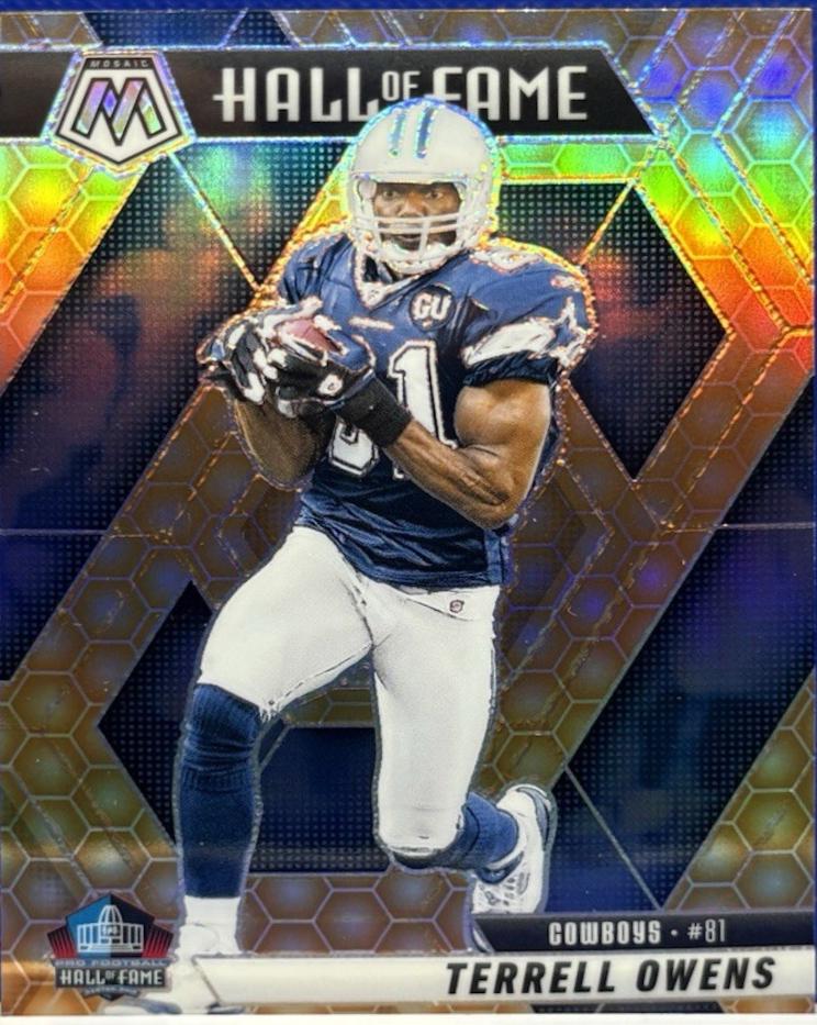 2025 Panini Mosaic Terrell Owens [Honeycomb] #297 card