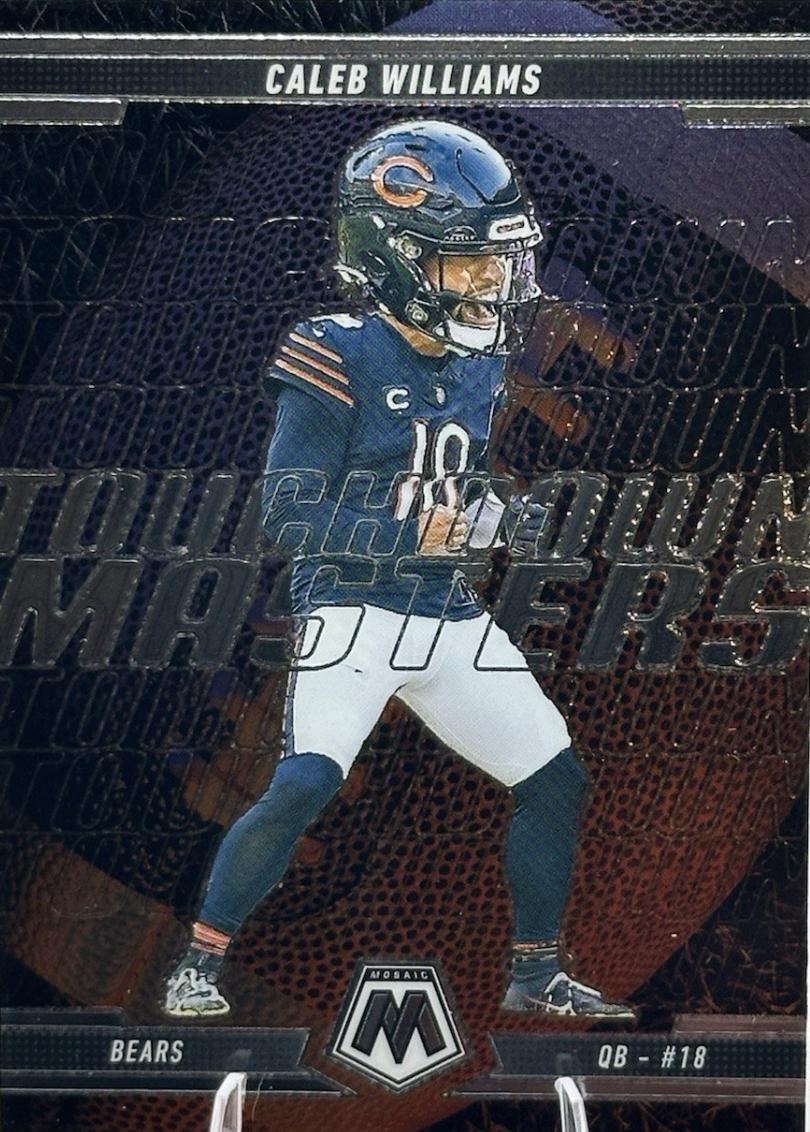 2025 Panini Mosaic Touchdown Masters Caleb Williams #13 card