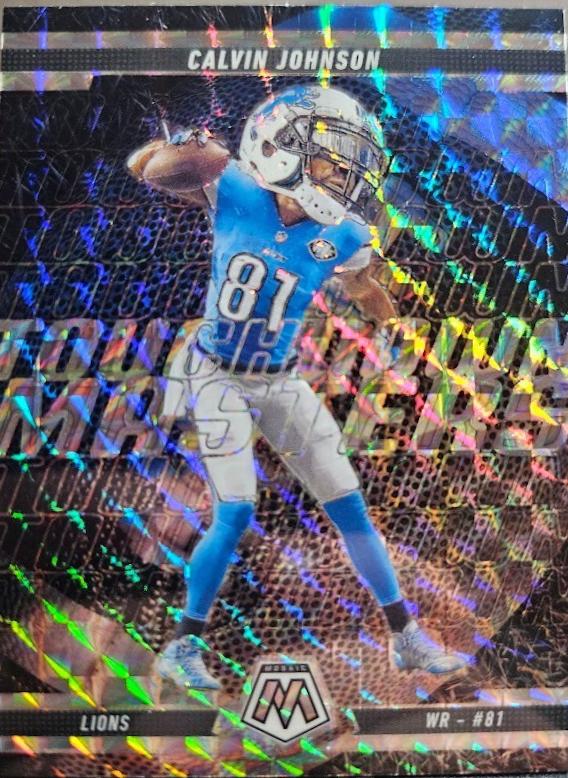 2025 Panini Mosaic Touchdown Masters Calvin Johnson [Mosaic] #16 card