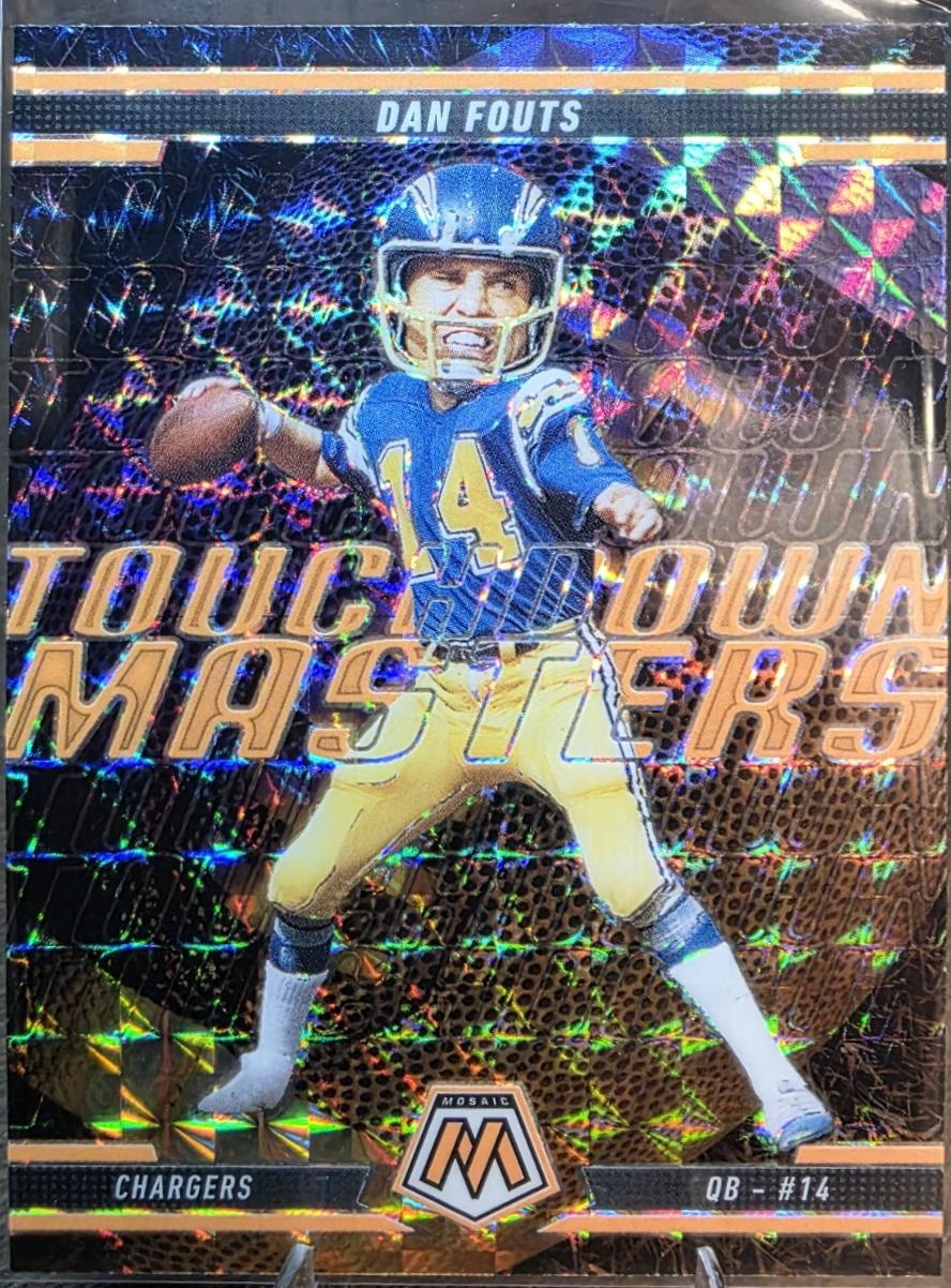 2025 Panini Mosaic Touchdown Masters Dan Fouts [Mosaic Green] #17 card