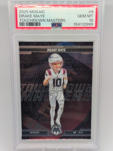 2025 Panini Mosaic Touchdown Masters Drake Maye #9 card