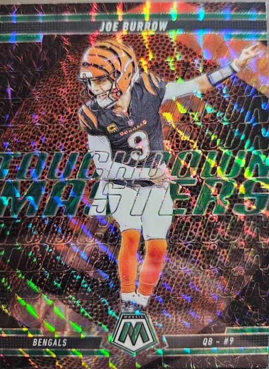 2025 Panini Mosaic Touchdown Masters Joe Burrow [Mosaic Green] #3 card