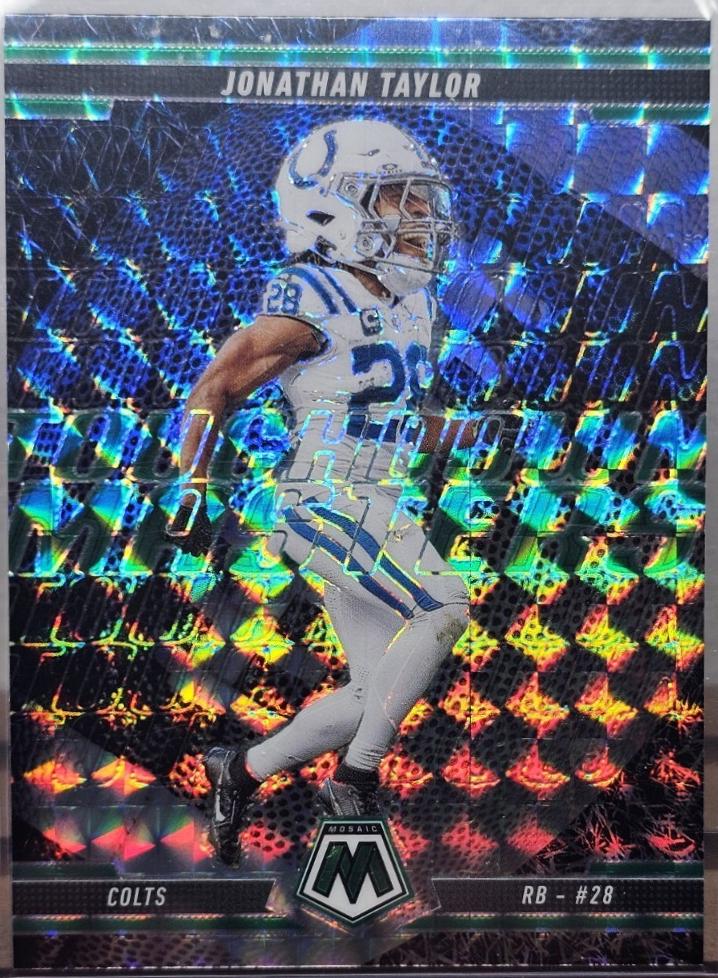 2025 Panini Mosaic Touchdown Masters Jonathan Taylor [Mosaic Green] #10 card