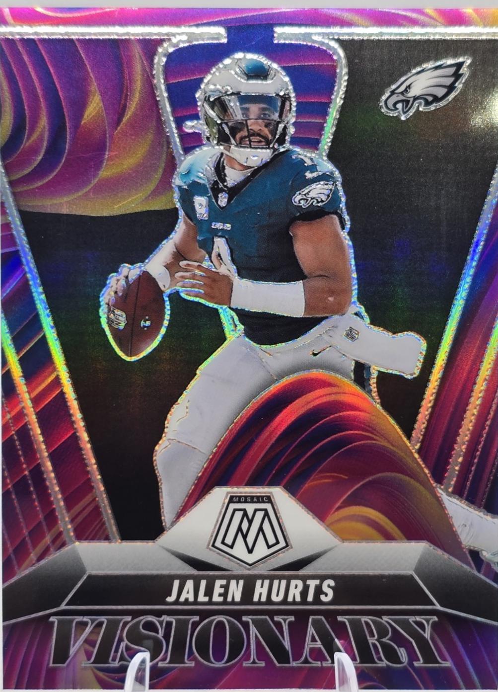 2025 Panini Mosaic Visionary Jalen Hurts #20 card