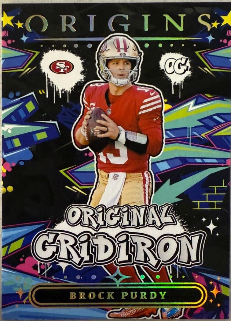 2025 Panini Origins Original Gridiron Brock Purdy #18 card