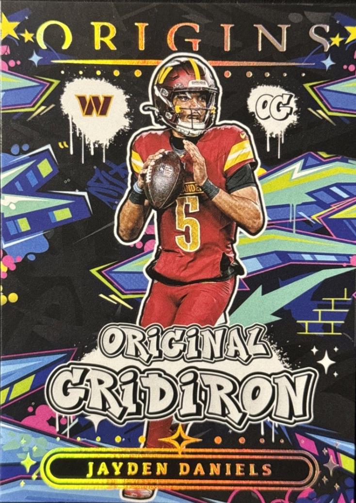 2025 Panini Origins Original Gridiron Jayden Daniels #20 card