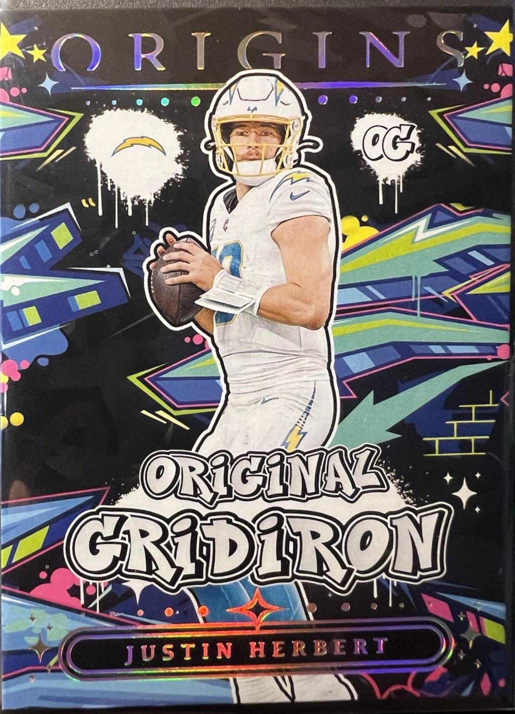 2025 Panini Origins Original Gridiron Justin Herbert #13 card