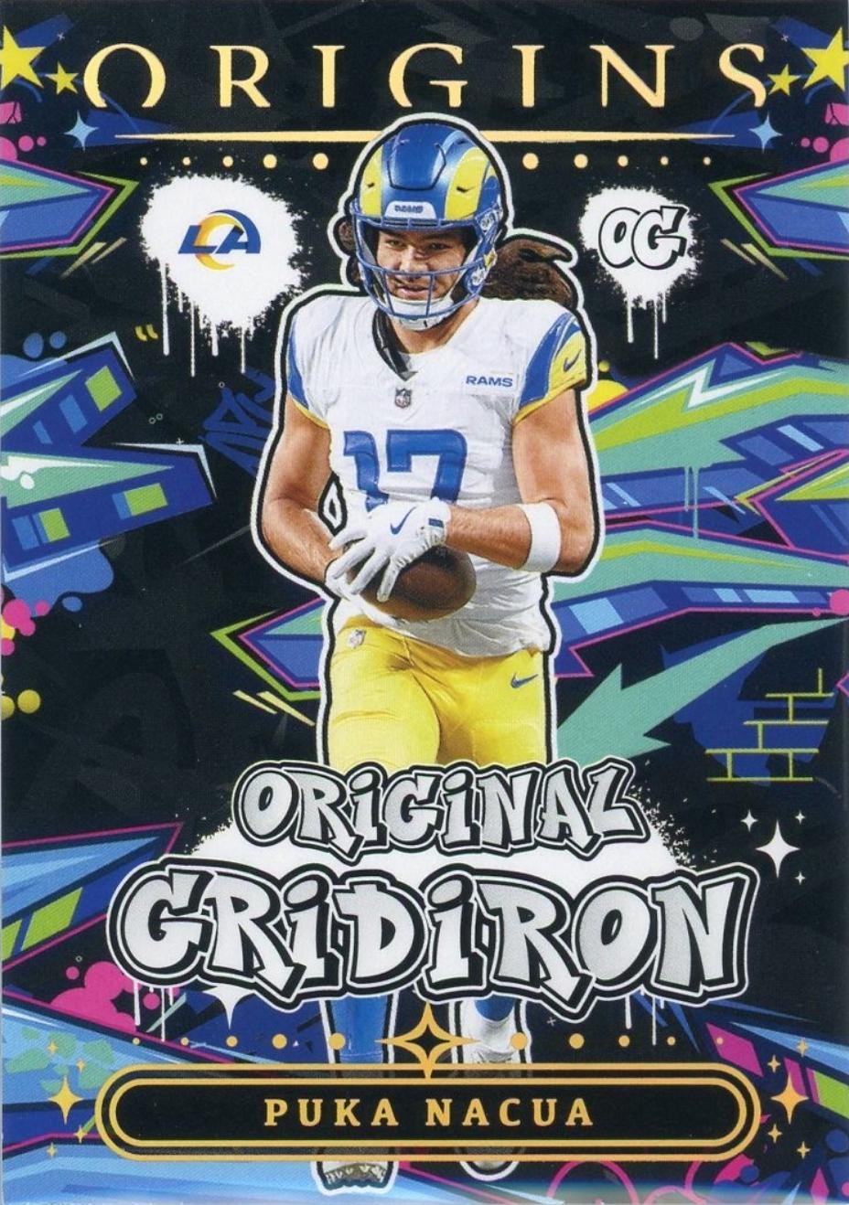 2025 Panini Origins Original Gridiron Puka Nacua #14 card