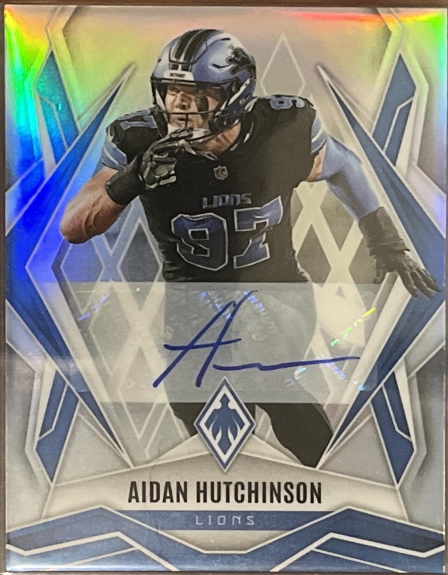 2025 Panini Phoenix Aidan Hutchinson [Silver Autograph] #21 card