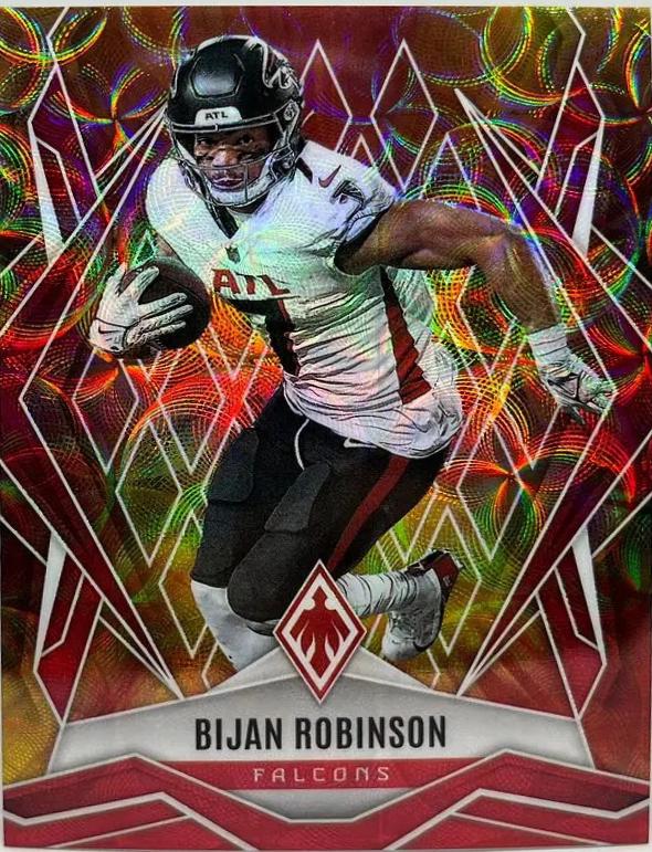2025 Panini Phoenix Bijan Robinson [Fire Burst] #112 card