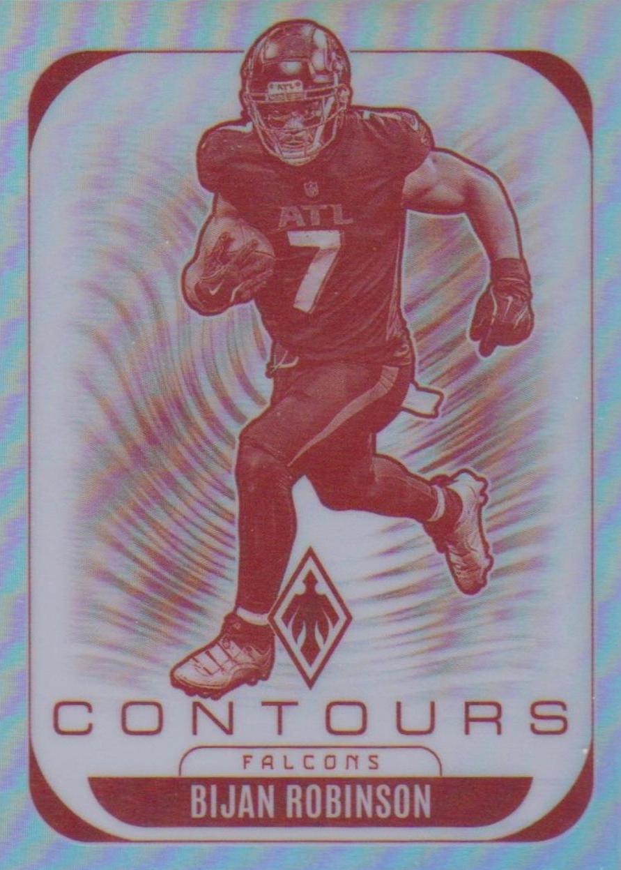 2025 Panini Phoenix Contours Bijan Robinson #2 card
