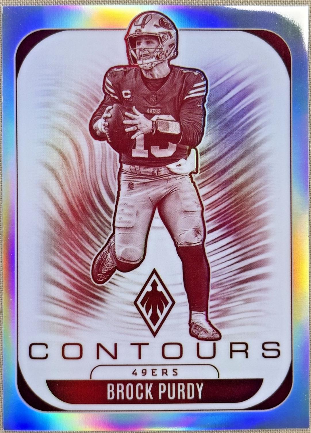 2025 Panini Phoenix Contours Brock Purdy #28 card