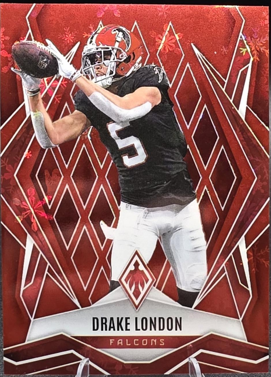 2025 Panini Phoenix Drake London [Red Winter] #126 card