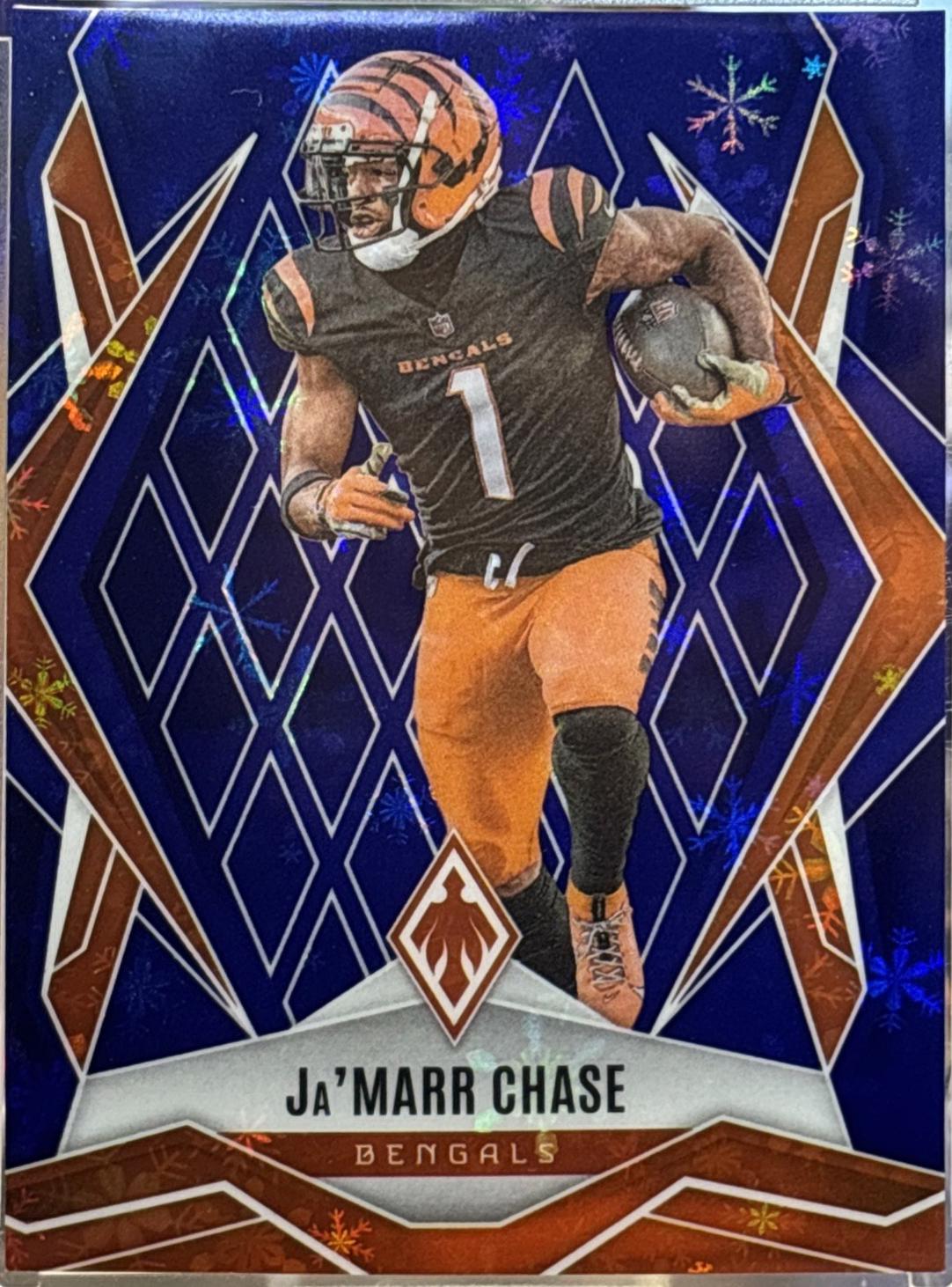 2025 Panini Phoenix Ja'Marr Chase [Purple Winter] #93 card