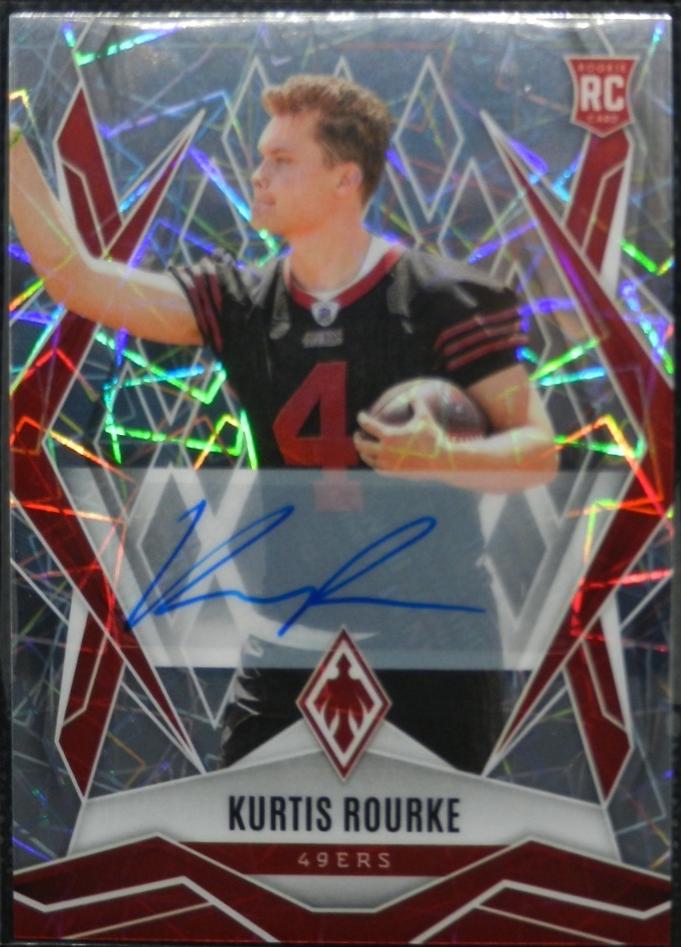 2025 Panini Phoenix Kurtis Rourke [Lazer Autograph] #199 card