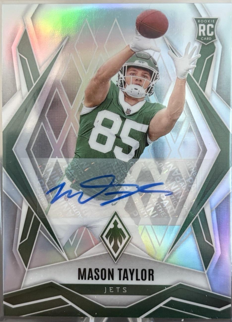 2025 Panini Phoenix Mason Taylor [Silver Autograph] #172 card