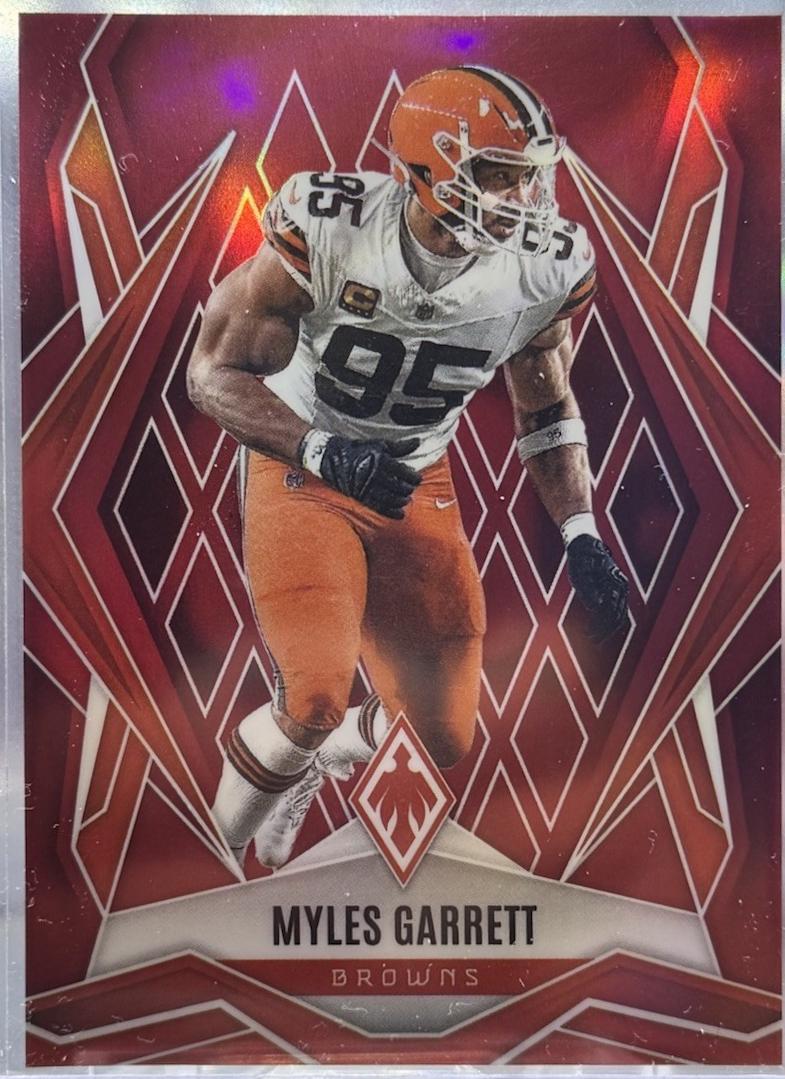 2025 Panini Phoenix Myles Garrett [Red] #73 card