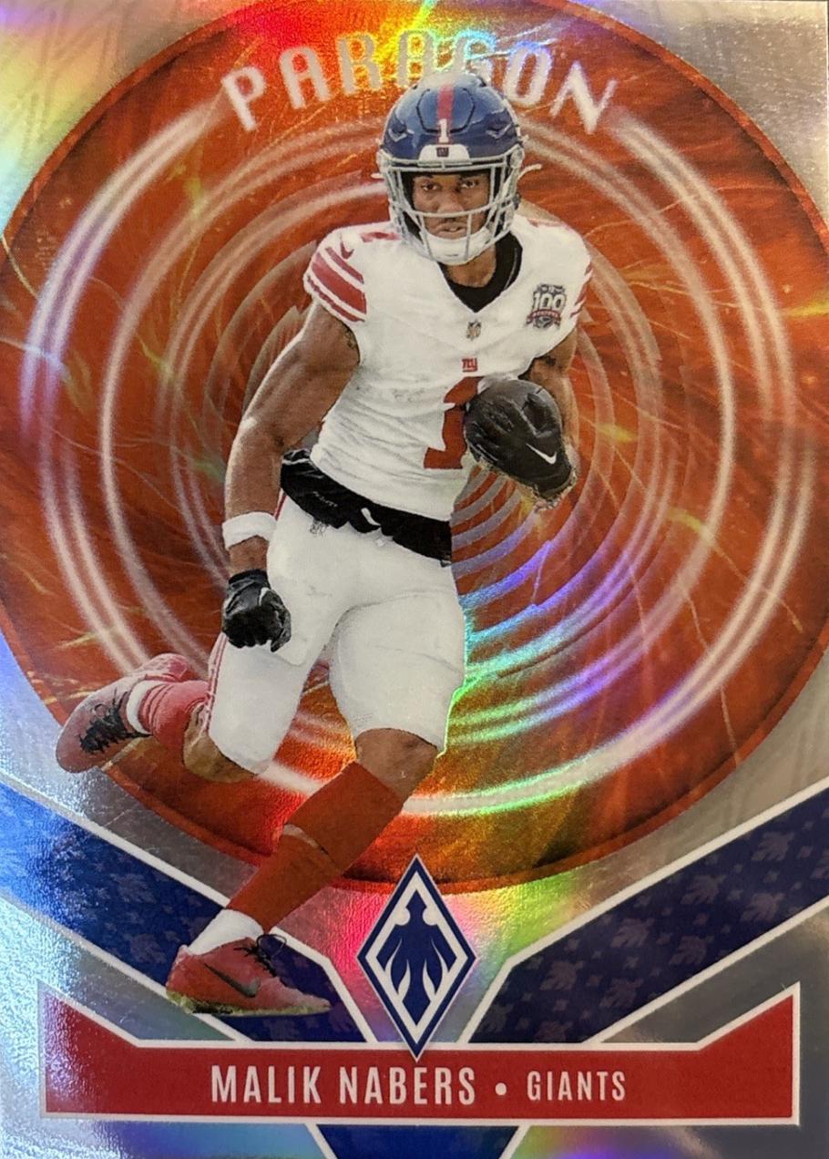 2025 Panini Phoenix Paragon Malik Nabers #5 card