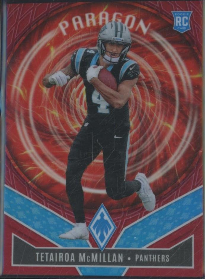 2025 Panini Phoenix Paragon Tetairoa McMillan [Red] #16 card