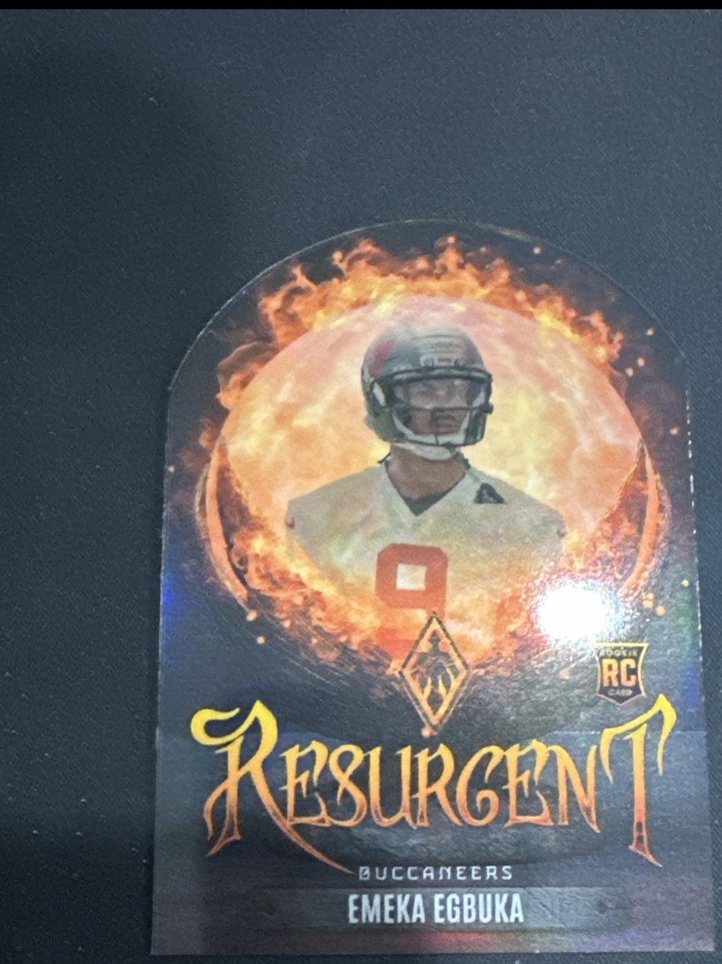 2025 Panini Phoenix Resurgent Snow Globe Emeka Egbuka #23 card