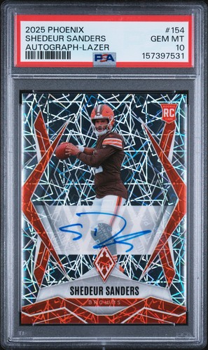 2025 Panini Phoenix Shedeur Sanders [Autograph] #154 card