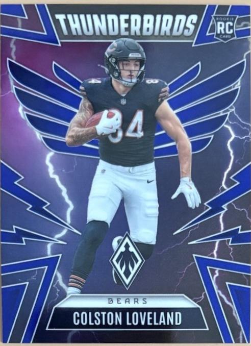 2025 Panini Phoenix Thunderbirds Colston Loveland [Blue] #9 card