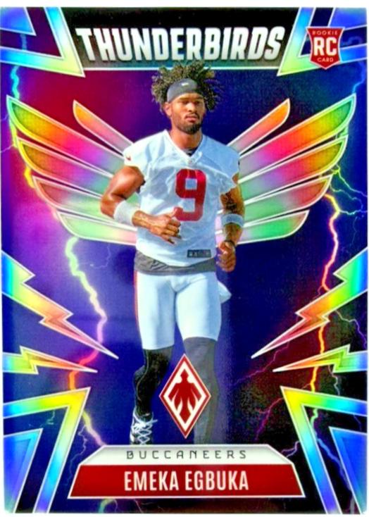 2025 Panini Phoenix Thunderbirds Emeka Egbuka [Silver Pyramids] #47 card