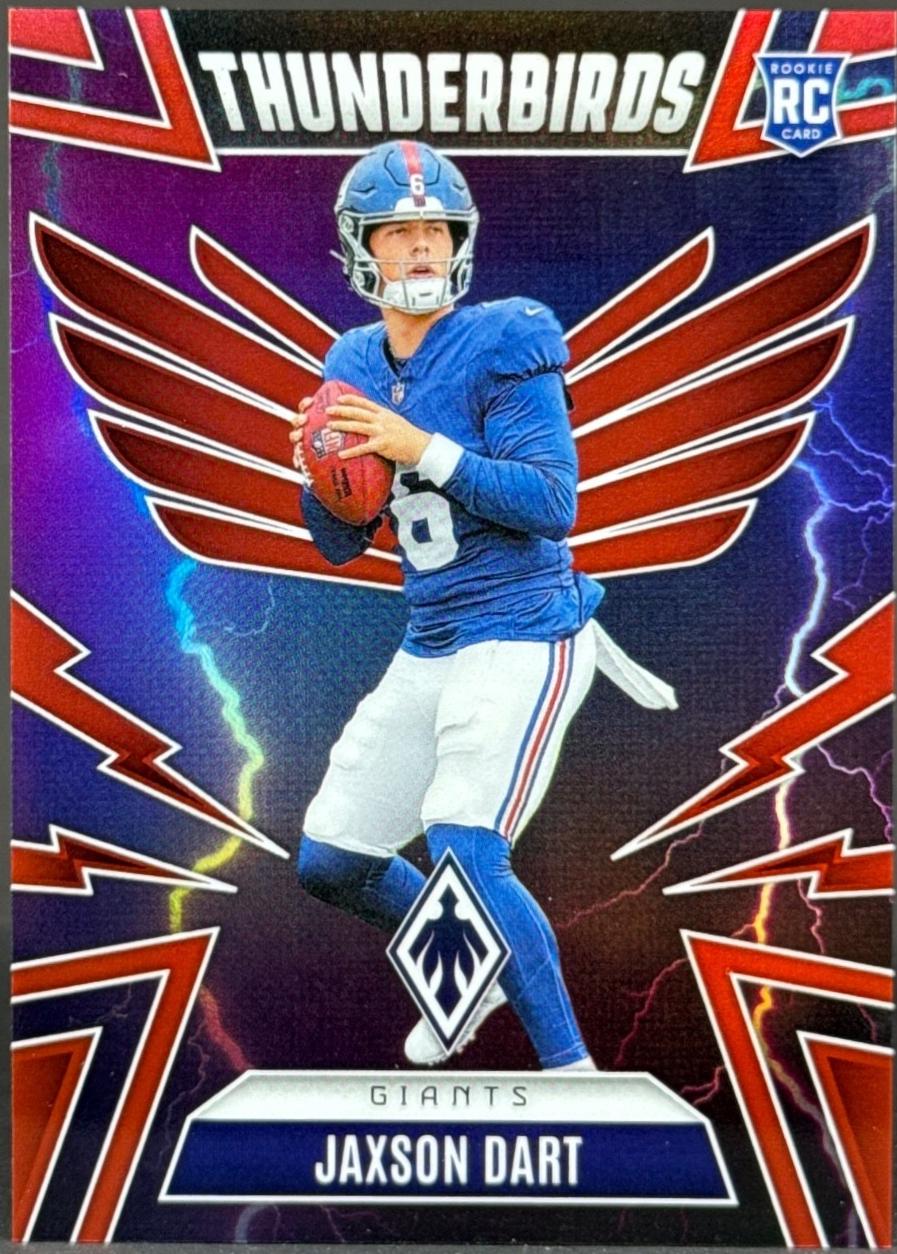2025 Panini Phoenix Thunderbirds Jaxson Dart [Red] #38 card